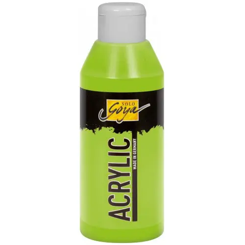 Solo Goya Akrylová barva SOLO GOYA 250 ml ŽLUTOZELENÁ