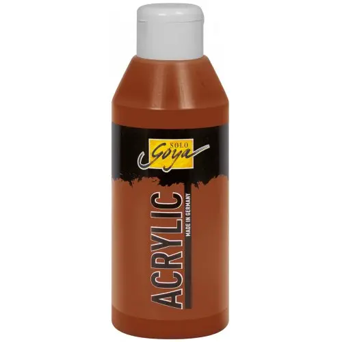 Solo Goya Akrylová barva SOLO GOYA 250 ml TMAVĚ HNĚDÁ