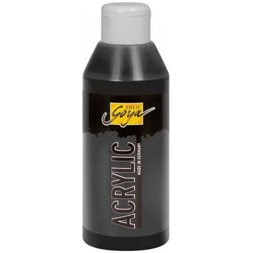 Solo Goya Akrylová barva SOLO GOYA 250 ml ČERNÁ