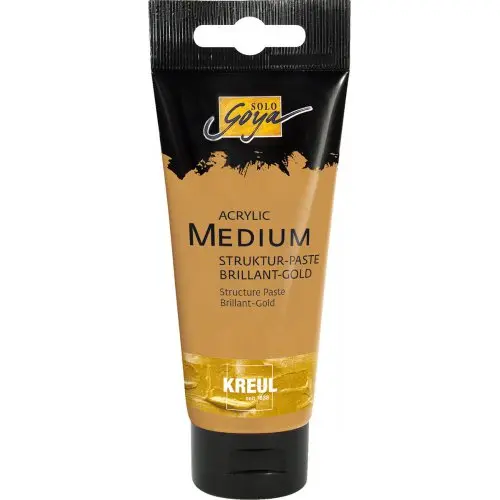 Solo Goya Strukturovací pasta SOLO GOYA 100 ml brilantní zlatá