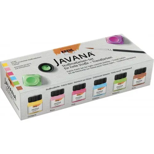 Sada barev na světlý textil JAVANA Trend Colors 6x20 ml