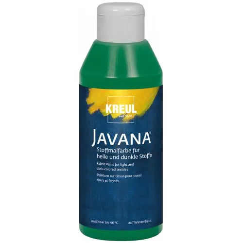 Kreul Barva na světlý a tmavý textil JAVANA 250 ml ZELENÁ