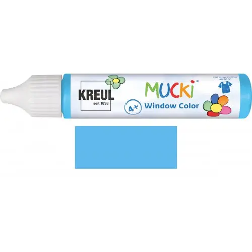 Mucki Barva na sklo MUCKI WINDOW COLOR 29 ml SVĚTLÁ MODRÁ