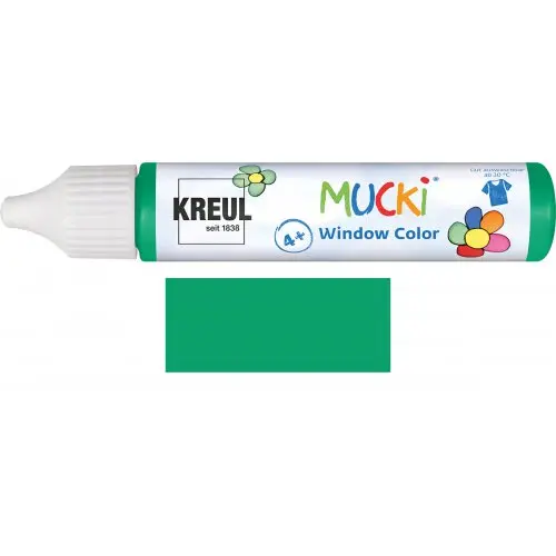 Mucki Barva na sklo MUCKI WINDOW COLOR 29 ml TMAVÁ ZELENÁ