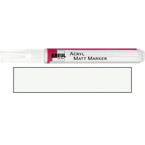 Kreul Akrylový fix matný KREUL medium BÍLÁ