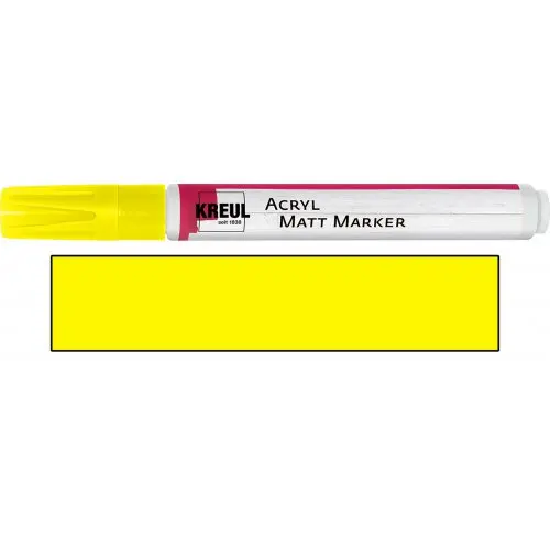 Kreul Akrylový fix matný KREUL medium ŽLUTÁ