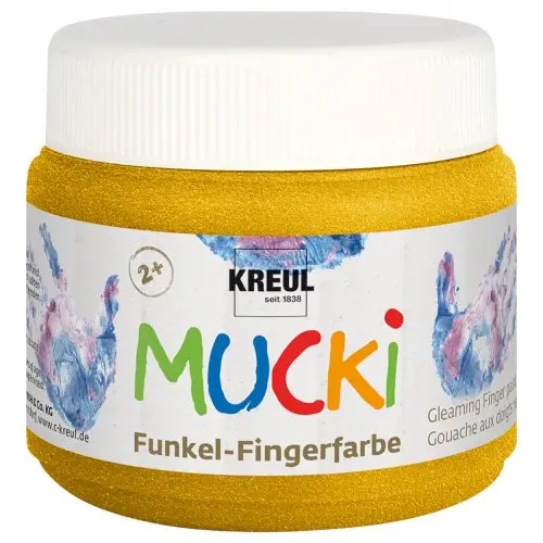 Mucki Prstová barva MUCKI 150 ml ZLATÝ POKLAD