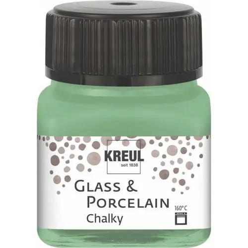 Kreul Barva na sklo a porcelán CHALKY 20 ml ROZMARÝNOVÁ ZELENÁ