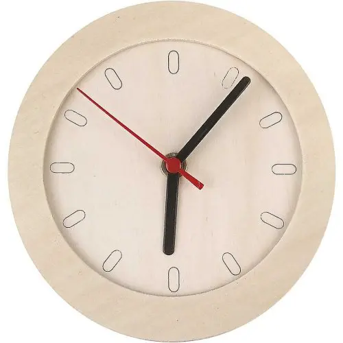 Creative Dřevěné hodiny k dotvoření, průměr 15 cm