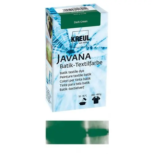 Kreul Batikovací barva JAVANA 70 g TMAVÁ ZELENÁ