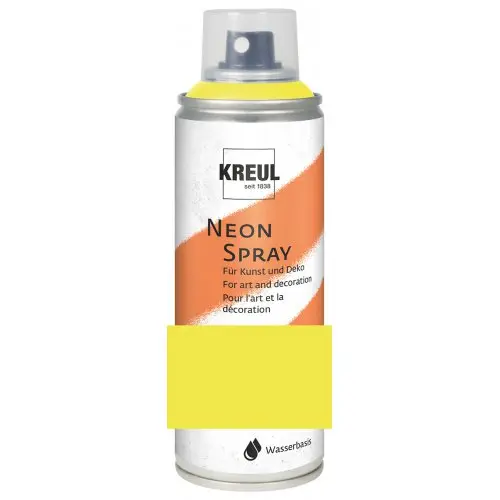 Kreul Fluorescenční barva ve spreji KREUL NEONOVÁ ŽLUTÁ