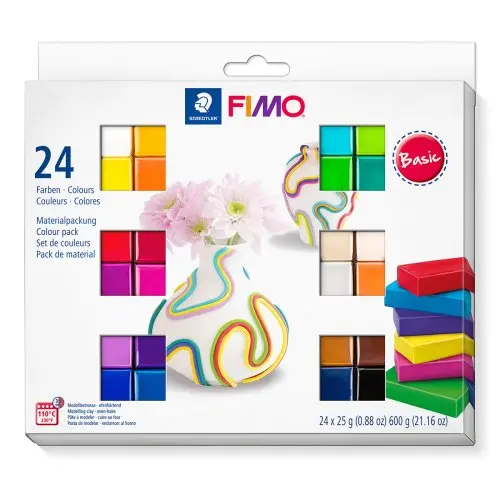 Staedtler FIMO Soft sada 24 barev 25g Basic - 1 ks