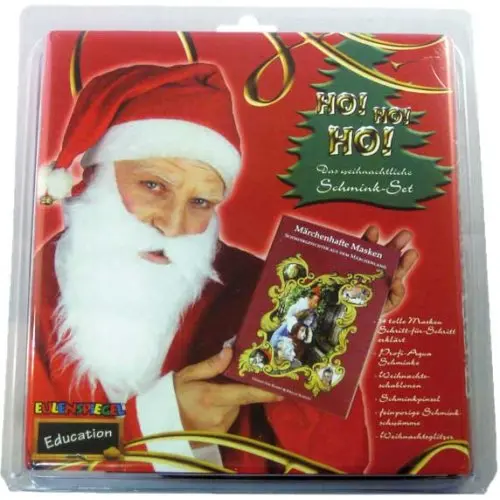 Eulenspiegel Vánoční sada barvy na obličej "HO! HO! HO!"