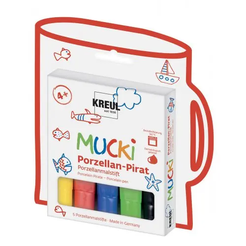 Fixy na porcelán MUCKI KREUL 5 ks