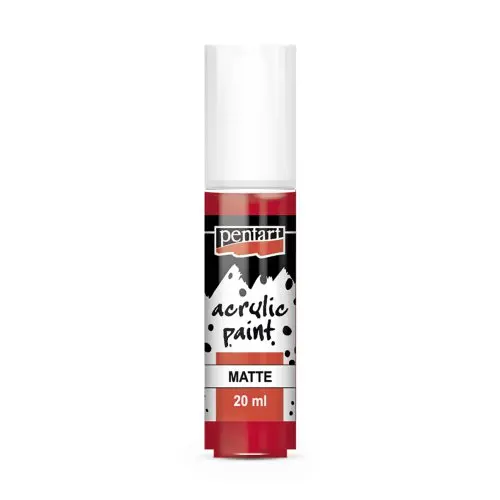 Pentart Akrylová barva matná PENTART 20 ml ČERVENÁ