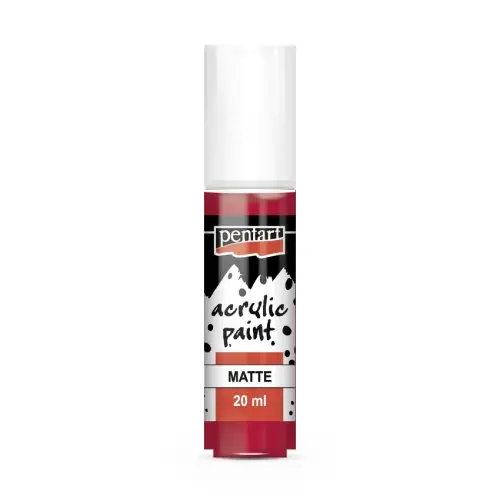 Pentart Akrylová barva matná PENTART 20 ml KARMÍNOVÁ