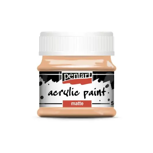 Pentart Akrylová barva matná PENTART 50 ml LOSOSOVÁ