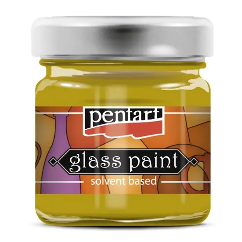 Pentart Barva na sklo nevypalovací PENTART 30 ml ŽLUTÁ