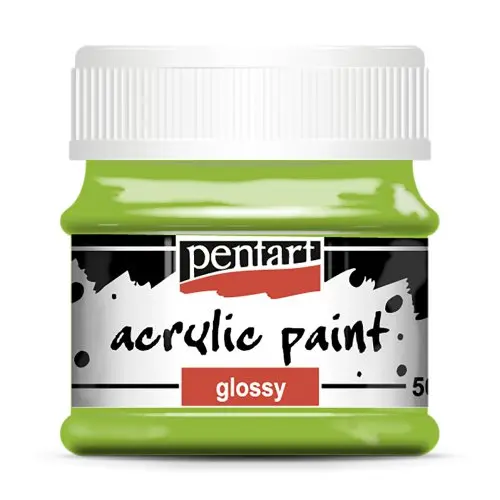 Pentart Akrylová barva lesklá PENTART 50 ml ZELENÁ JABLKO
