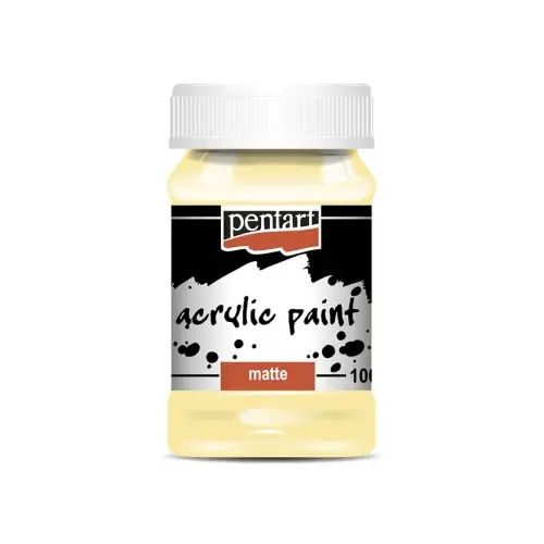 Pentart Akrylová barva matná PENTART 100 ml BÍLÁ KÁVA