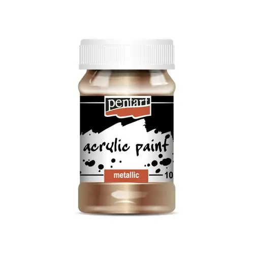 Pentart Akrylová barva metalická PENTART 100 ml ANTICKÁ ZLATÁ
