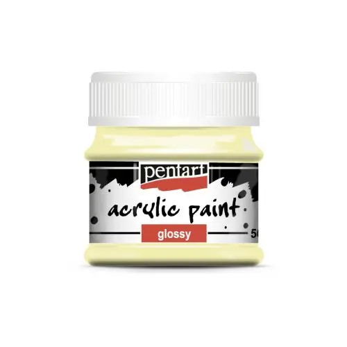 Pentart Akrylová barva lesklá PENTART 50 ml MÁSLOVÁ