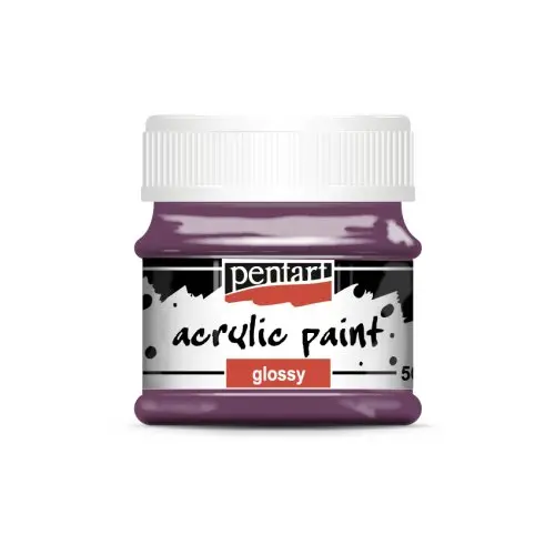 Pentart Akrylová barva lesklá PENTART 50 ml TMAVÁ FIALOVÁ
