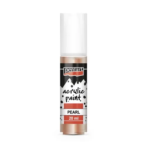 Pentart Akrylová barva perleťová PENTART 20 ml MERUŇKOVÁ