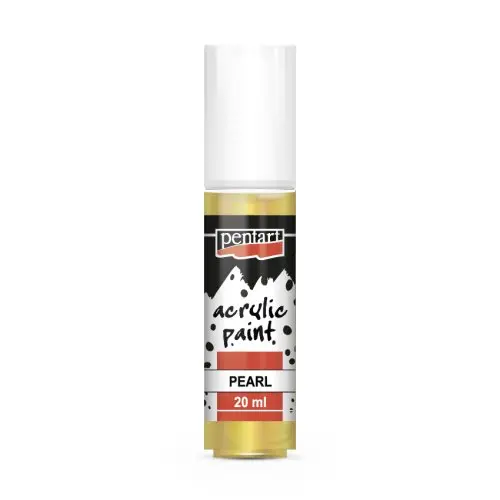Pentart Akrylová barva perleťová PENTART 20 ml ŽLUTÁ