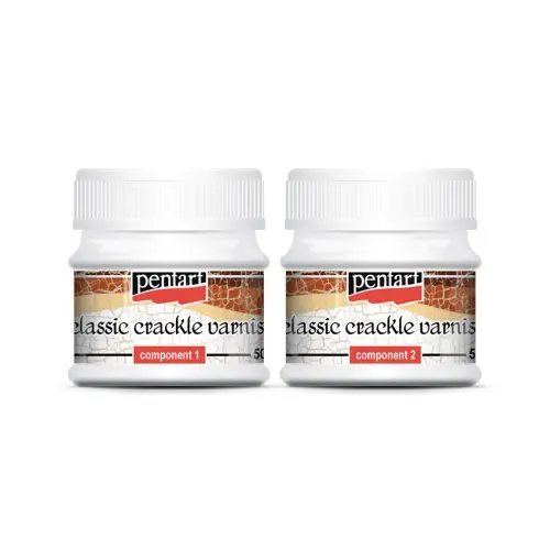 Pentart Krakelovací lak klasik - dvousložkový PENTART 50 ml