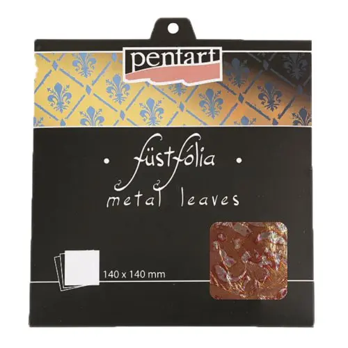 Pentart Metalické plátky PENTART 140 x 140 mm 5 listů VARIACE 1
