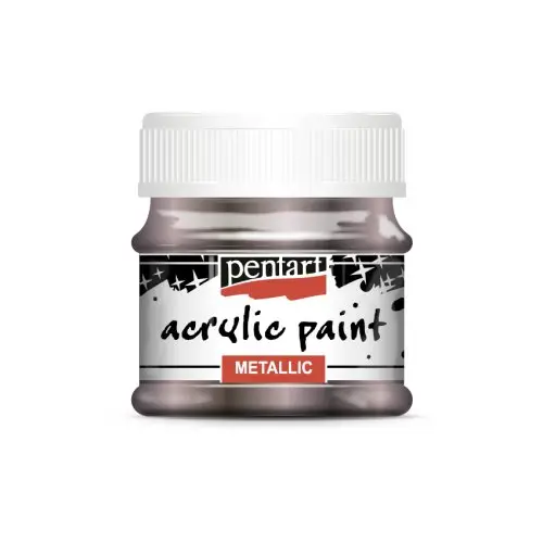 Pentart Akrylová barva metalická PENTART 50 ml TŘPYTIVÁ FIALOVÁ