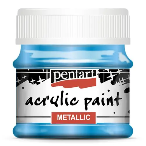 Pentart Akrylová barva metalická PENTART 50 ml MODRÁ