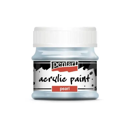 Pentart Akrylová barva perleťová PENTART 50 ml MODRÁ