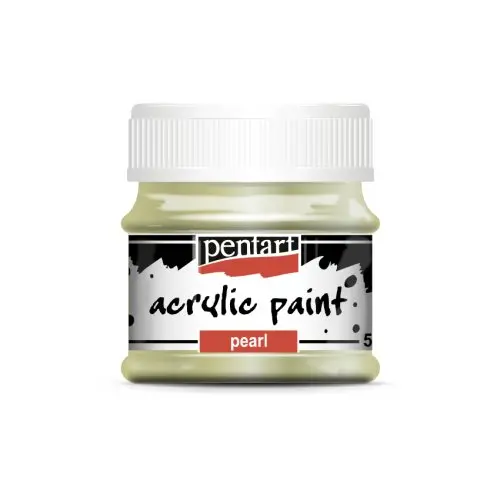 Pentart Akrylová barva perleťová PENTART 50 ml ZELENÁ