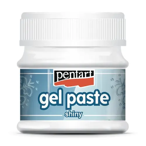 Pentart Gelová pasta transparentní PENTART 50 ml LESK