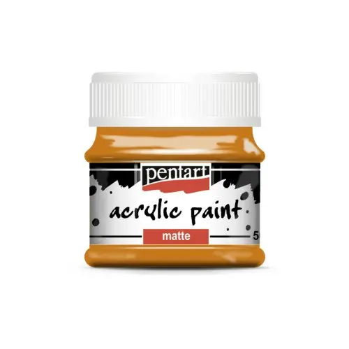 Pentart Akrylová barva matná PENTART 50 ml ŽLUTOČERVENÁ HLÍNA