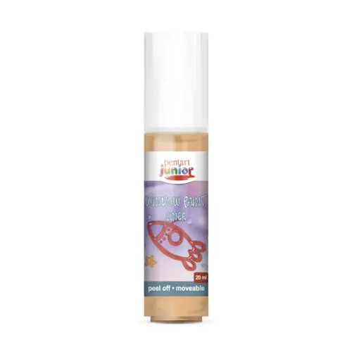 Pentart Barva na sklo slupovací PENTART 20 ml ORANŽOVÁ