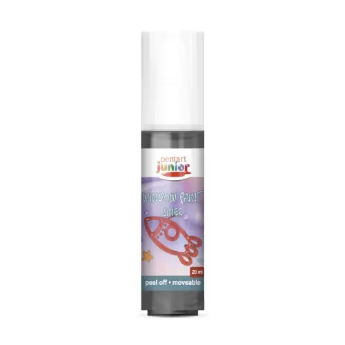 Pentart Barva na sklo slupovací PENTART 20 ml ČERNÁ KONTURA