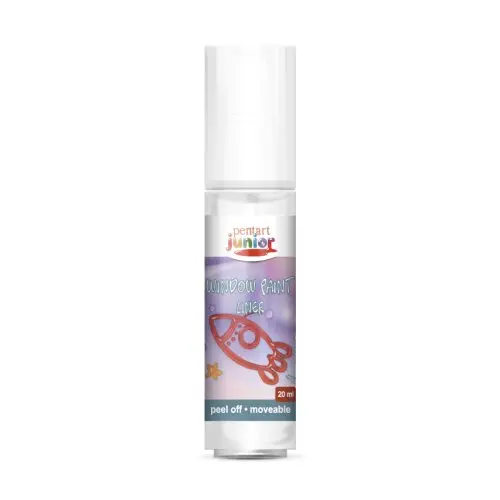 Pentart Barva na sklo slupovací PENTART 20 ml BÍLÁ KONTURA