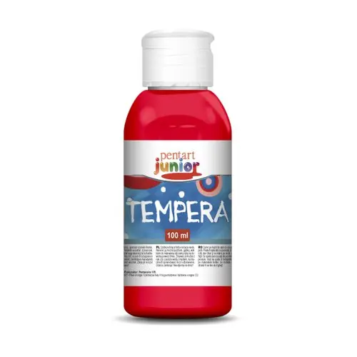 Pentart Temperová barva Junior PENTART 100 ml ČERVENÁ