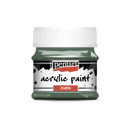 Pentart Akrylová barva matná PENTART 50 ml KHAKI ZELENÁ