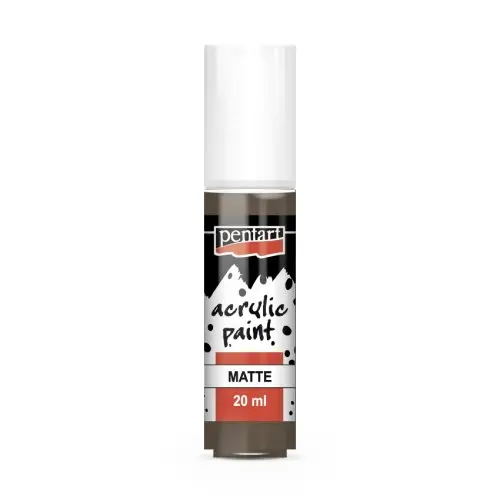 Pentart Akrylová barva matná PENTART 20 ml ZEMĚ HNĚDÁ