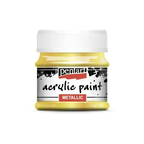 Pentart Akrylová barva metalická PENTART 50 ml BAROKNÍ ZLATÁ