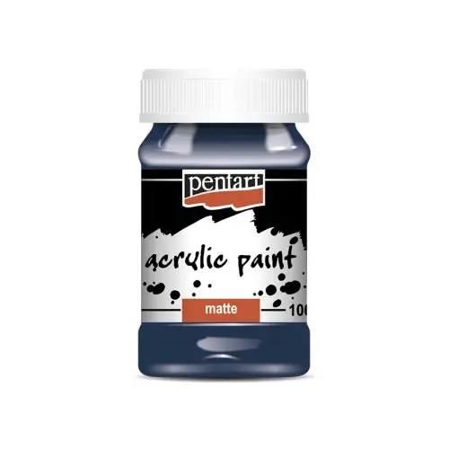 Pentart Akrylová barva matná PENTART 100 ml INDIGO MODRÁ
