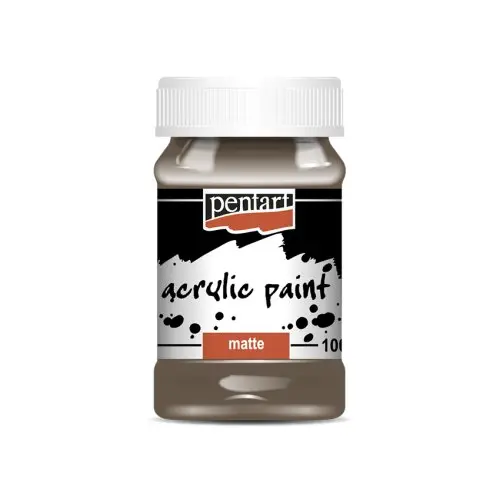 Pentart Akrylová barva matná PENTART 100 ml ZEMĚ HNĚDÁ