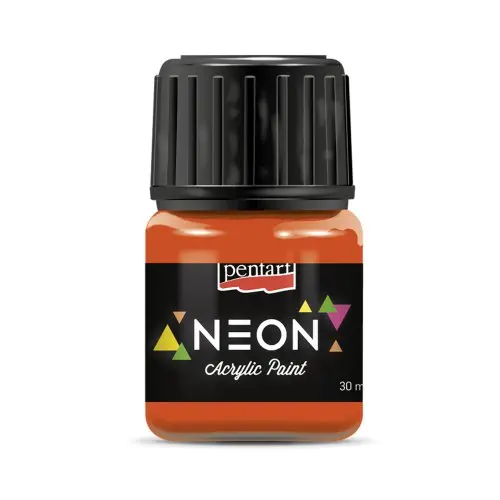 Pentart Akrylová barva NEON PENTART 30 ml ORANŽOVÁ