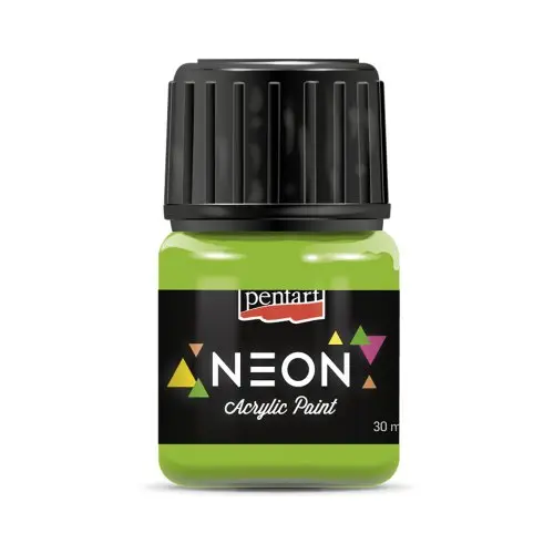 Pentart Akrylová barva NEON PENTART 30 ml ZELENÁ