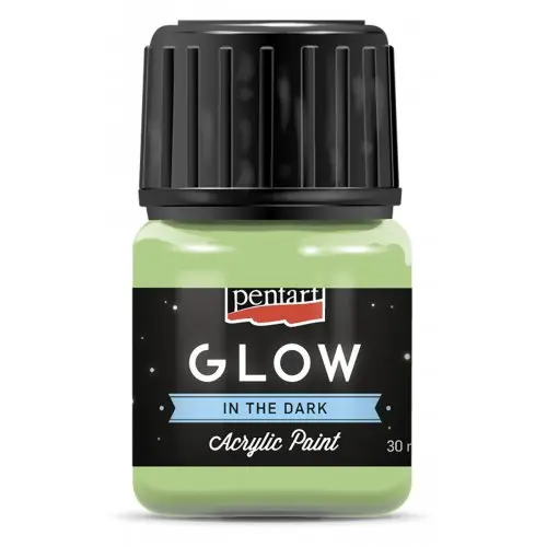 Pentart Akrylová barva svítící ve tmě PENTART 30 ml ZELENÁ
