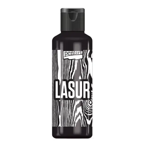 Pentart Lazurovací barva PENTART 80 ml EBENOVÁ ČERNÁ
